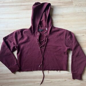 Crop top hoodie